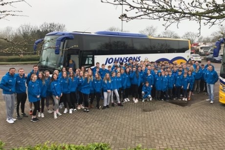 Tytherington School on a football tour to Holland